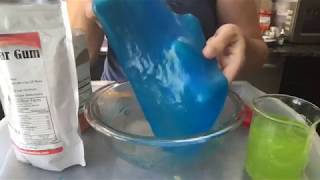 Guar Gum no glue slime recipe [upl. by Ennayhs]