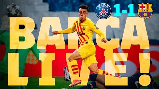 ⚽ BARÇA LIVE  PSG 11 BARÇA  Match Center [upl. by Miller]