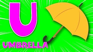 the phonics letter U song  learn alphabet  ABC song  alphabets song  kids rhymes [upl. by Retsbew887]