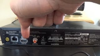 How to Setup a Sony BlueRay DiscDVD Player [upl. by Nnyliak]