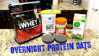 EASY OVERNIGHT PROTEIN OATS Quick n Healthy [upl. by Aliled926]