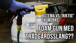 TESTAR BILTEMAS SKUMLANS SKUMTVÄTT  FOAM WASH [upl. by Oecam]