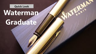 Quick Look Waterman GraduateAllure Fountain Pen [upl. by Roshan]