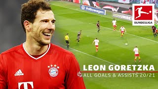 Leon Goretzka • All Goals and Assists 202021 so far [upl. by Ennagrom]