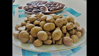 How to Boil and Peel Chestnuts [upl. by Leacim]