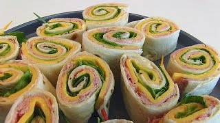 Bettys Ham and Cheese Tortilla Rollups [upl. by Sudaorb]