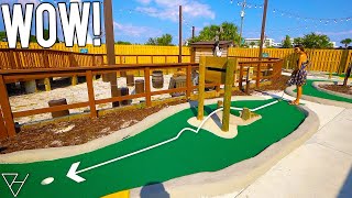 Awesome INTERACTIVE Mini Golf Course  Hole In One and Awesome Holes [upl. by Silverts787]