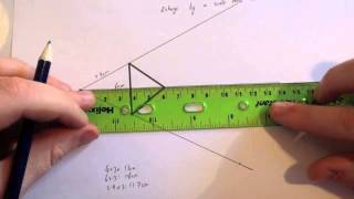 Enlargements using ray method  Corbettmaths [upl. by Keven948]