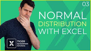 How To Use The NORMINV Function Normal Distribution In Excel Part 3 [upl. by Adnawyt]