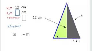 Determinación de los lados iguales de un triángulo isósceles [upl. by Armillia]