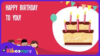 Happy Birthday To You Lyric Video  The Kiboomers Preschool Songs amp Nursery Rhymes [upl. by Iridis]