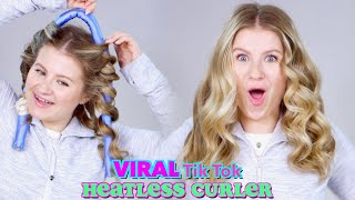 VIRAL TikTok HEATLESS Hair Curler [upl. by Drawoh34]