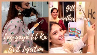 VLOG  we gifted dream  to mother in law amp my 1st TT injection laga [upl. by January350]