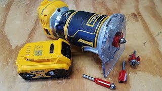 DeWalt 20V Max XR Cordless Compact Router Review [upl. by Hewes187]