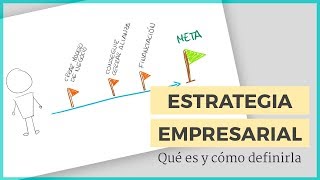 Qué es la ESTRATEGIA empresarial y cómo crear la tuya [upl. by Eramal]