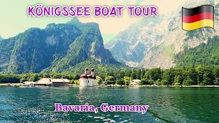 KÖNIGSSEE BOAT TOUR  BAVARIA GERMANY  Ellaslife71 [upl. by Leizo]