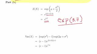 Lognormal Distribution  Worked Example [upl. by Ecyle]