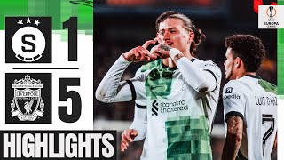 Darwin Nunez Double  Sparta Prague 15 Liverpool  Highlights [upl. by Razaile790]