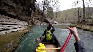 Canoeing the Buffalo River Arkansas Ponca to Kyles Landing [upl. by Tamqrah990]