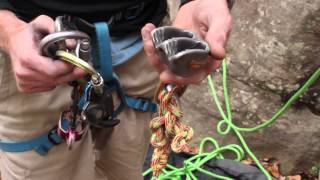 Rock Climbing Basics How to Tie Yourself In amp Belaying Basics [upl. by Adeys377]