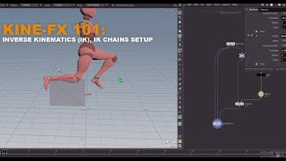 Houdini KineFX 101 Tutorial Three  Inverse Kinematics IK IK Chain Setup [upl. by Nachison]