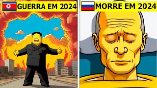 PREVISÕES dos SIMPSONS para 2024 são ATERRORIZANTES [upl. by Kono253]