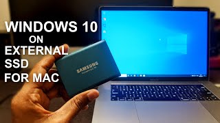 How To Install Windows 10 On Mac Using External Drive SSD [upl. by Alwin]