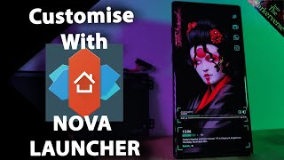 Customise your Phone with Nova Launcher  Quick Android Guide 2022  How to use nova [upl. by Ramedlaw]