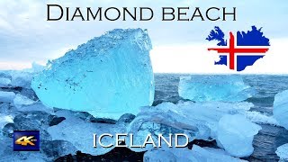 Diamond beach Iceland 4K [upl. by Akiv]