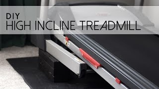 DIY Treadmill Incline  Treadmill Workout  Walking Workouts [upl. by Bullen479]