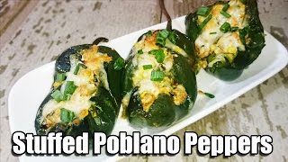 Stuffed Poblano Pepper Recipe  Episode 121 [upl. by Hertzog]