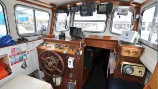 1972 30ft Fisher Pilot House Motor Sailor [upl. by Hamil]