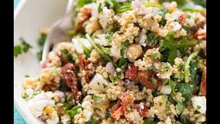 Couscous Salad with Sun Dried Tomatoes and Feta [upl. by Solita444]