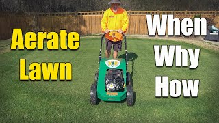 How and When to Aerate Your Lawn [upl. by Trebuh]