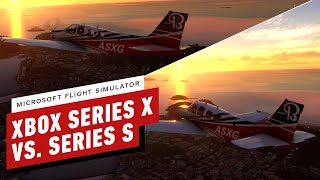 Microsoft Flight Simulator  Xbox Series X vs Xbox Series S Graphics Comparison [upl. by Nisay]