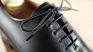 How To Lace amp Tie Dress Shoes [upl. by Bartosch410]