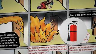 Que hacer en caso de incendio para niños [upl. by Goodhen]