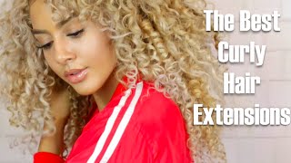 The Best Curly Hair Extensions [upl. by Quill518]