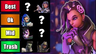 Official Sombra Skin Tierlist  Overwatch 2 [upl. by Sheena]