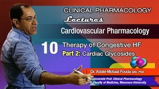 Cardiovascular Pharmacology Ar  10  Congestive heart failure  Cardiac glycosides [upl. by Enyalaj607]