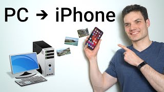 How to Transfer Photos and Videos from Computer to iPhone [upl. by Ecinnaj]