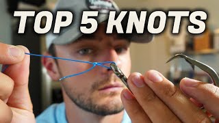 TOP 5 Knots You Should Know Beginners Guide to Fishing [upl. by Erolyat]