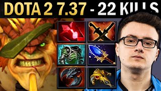 Bristleback Gameplay Miracle with Cuirass and 22 Kills  Dota 2 737 [upl. by Ramiah]