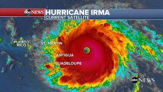 Hurricane Irma path and latest on category 5 storm [upl. by Perretta]