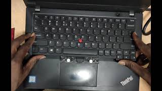 Lenovo ThinkPad X390  Keyboard Replacement [upl. by Aynosal418]