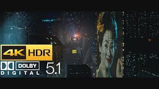 Blade Runner  Opening Scene HDR  4K  51 [upl. by Notnil]