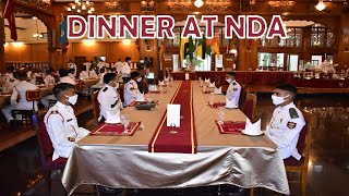 DINNER AT NDA Life at NDA National Defense Academy [upl. by Ardua918]