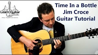 How To Play Time In A Bottle  Guitar Lesson  Jim Croce  Drue James  FREE TAB [upl. by Enrika441]