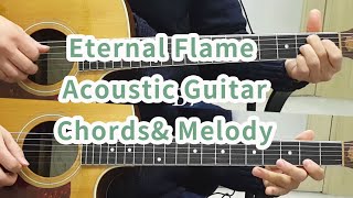 Eternal Flame The Bangles acoustic version with Chords [upl. by Claudian248]