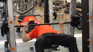 Smith Machine Bench Press  Chest Exercise [upl. by Gilmour]